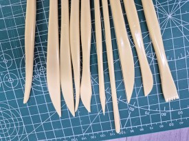 Set 10 herramientas plasticas para ceramica
